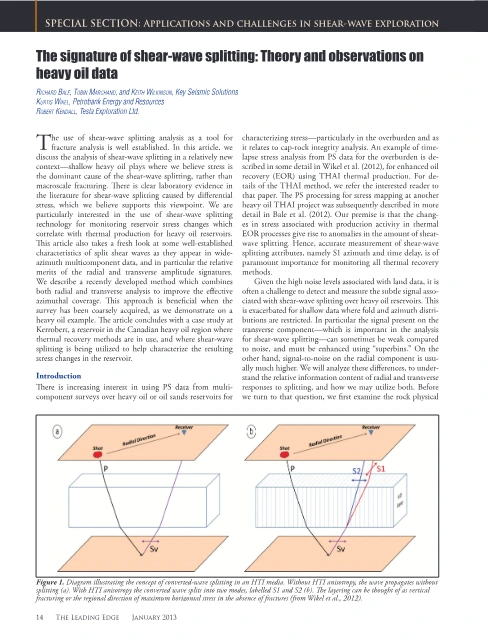 The Signature of Shear-Wave Splitting: Theory and Observations on Heavy Oil Data PDF